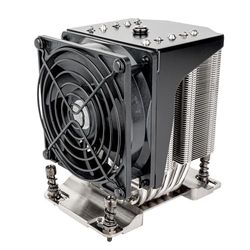 SilverStone Technology XE04-SP3 Refroidisseur de CPU pour serveur/poste de travail à facteur de forme réduit 4U pour sockets AMD SP6/SP3/TR4 SST-XE04-SP3B