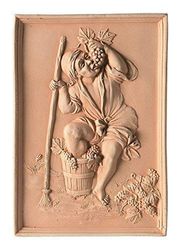 PANNELLI IN TERRACOTTA 4 STAGIONI (SET DI 4 PEZZI) PRIMAVERA, ESTATE, AUTUNNO, INVERNO. DECORAZIONI A MURO FATTE A MANO MADE IN ITALY