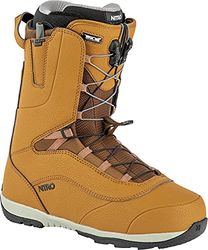 Nitro Venture TLS '22 All Mountian Freeride Freestyle System szybkiego sznurowania Boot Snowboardboot, Two Tone Brown, 280