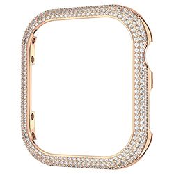 Swarovski Sparkling hoesje geschikt voor Apple watch®, Roségoudkleurig