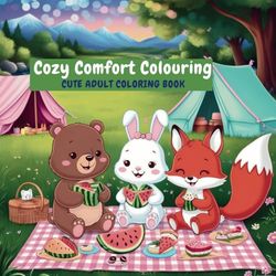 Cozy Comfort Colouring: Delightfully Cute and Relaxing Adult Colouring Book