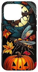 Wasp Halloween Pumpkin Witch Hat Case for iPhone 16 Pro