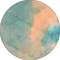 Bonateks, Round Digital Printed Mouse Pad, Non-Slip Base, for Office and Home, Diameter:22cm