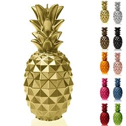 Candellana Hecho a Mano Pineapple Vela de Regalo - Divertida - Vela Decorativa - Decoración del Hogar - Regalos para Amigos - Mecha de Algodón - Tiempo de Quemado 119h - Vela Classic Gold