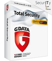 G DATA Total Security 2024 | 1 enhet | 1 år | Virusskyddsprogram | Lösenordshanterare | PC, Mac, Android, iOS | framtida uppdateringar ingår | Tillverkad i Tyskland | Box inklusive DVD och