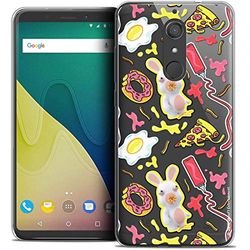 Beschermhoes voor Wiko View XL, ultradun, konijntje Crétins Egg Pattern