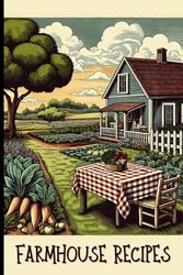 Farmhouse Blank Recipe Book: Create Your Own Cookbook or Recipe Journal - Vintage Farm to Table Aesthetic