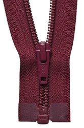 YKK Coil Zip, No. 527 Dark Wine, 46 cm Length