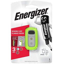 Energizer Led-clip outdoor nachtclip voor hardlopers, joggers, kamperen en wandelen, batterij inbegrepen
