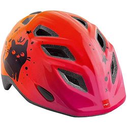 Met Casco Genio Viola, Gatto M(52-57) Ciclismo Unisex Bambini, Adulti, Multicolore