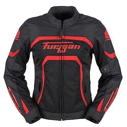 Furygan MYSTIC EVO VENTED D3O JACKAR OCH MÄNTEL RADICAL, svart-röd, L