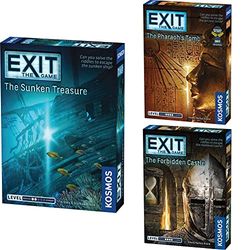 Thames & Kosmos | EXIT BUNDLE | EXIT: The Sunken Treasure | The Forbidden Castle | The Pharaoh's Tomb