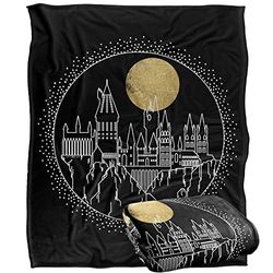 HARRY POTTER Silkeslen Touch Supermjuk Filt, 152 x 127 cm