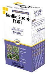 NUTRIGÉE - Basilic Sacré Fort - Équilibre - Anti-Stress - Bien-Être - Régule L'Humeur, Agit Contre Le Stress, Réduit La Fatigue - 2 Prises/Jour - 60 Comprimés - Programme 30 Jours - Fabriqué en France