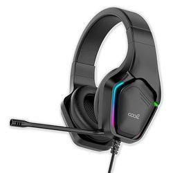 Auriculares Stereo PC / PS4 / PS5 / Xbox Gaming Led RGB Cool GenPc + Adapt. Audio