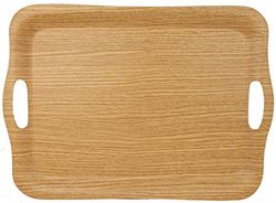 NRS Healthcare Anti Slip Tray - Non Slip in Oak finish