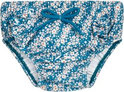 Playshoes UV-skydd badblöja, Petrol blommor, 86-92