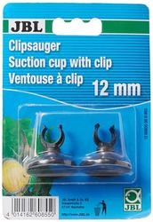 JBL Suction cup w.clip (12 mm),2pcs, Rubber suction pads with clips for objects with 12 mm