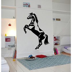 Tatoutex Stickers Cheval cabré - Gris Clair, L 80cm x H 112cm