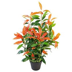 Leaf Árbol de ficus Artificial de petirrojo Realista/Planta