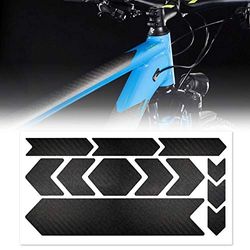 4R Quattroerre.it 16757 Rhino MTB Bike Frame Protection Sticker, Carbon, 35 x 17.5 cm