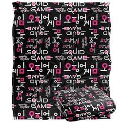 Squid Game LOGO PATTERN Silky Touch Super Soft Throw Blanket 152 x 127 cm