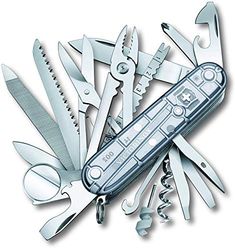 Victorinox Swiss Champ, navalha multiusos suíça, faca de bolso, presente, 33 funções, lâmina grande, saca-rolhas