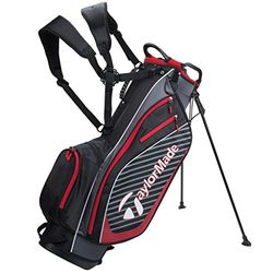 TaylorMade Pro Stand 6.0 Saco para varas, homem, preto/cinzento/vermelho, tamanho único