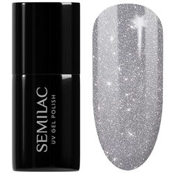 Semilac Vernis à ongles gels semi-permanents UV 334 Silver Lavender 7ml