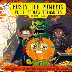 Rusty the Pumpkin. Vol 1. Troll's treasures.: A Halloween story for kids about kindness and courage.