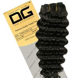 Dream Girl Extensions de cheveux frisés Couleur n°1B 45,7 cm