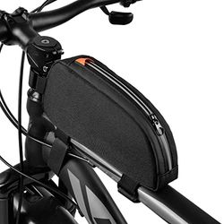 VENFOREST Bolsa de Tubo Superior Impermeable para Bicicleta, Bolsa para Marco Frontal de Bicicleta, Bolsa de Tubo Superior para Bicicleta de Carretera, montaña, Ciclismo al Aire Libre, Viajes,