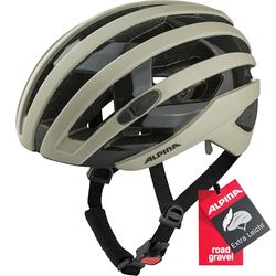 ALPINA Unisex - Vuxna, RAVEL Cykelhjälm, mojave-sand matt, 51-56 cm