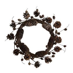 Nicknocks Artificial Pinecone Garland Door Hanging Ornaments Christmas Wreath for Home Decor