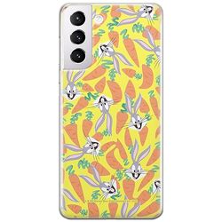 ERT GROUP mobiltelefonfodral för Samsung S21 originalt och officiellt licensierat Looney Tunes mönster Bugs 017 optimalt anpassad till formen på mobiltelefonen, fodral tillverkad av TPU-plast