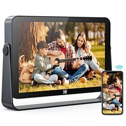 KODAK - Marco de Fotos Digital de 10 Pulgadas, Wi-FI 6, Pantalla táctil Full HD 1200 x 1920, 32 GB, batería 3800 mAh, presentación de Diapositivas y música, Tiempo automático, Uso compartido a través