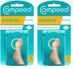 COMPEED Juanetes, Tratamiento de Pies, Alivio del Dolor, Pack 5 uds. (Paquete de 2)
