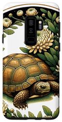 Carcasa para Galaxy S9+ Caja Tortuga Ilustración Caja Floral Tortugas