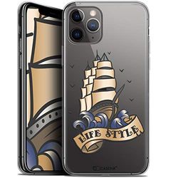 Caseink Fodral för Apple iPhone 11 Pro (5.8) [gel HD-mönster tryckt i Frankrike Tatoo Lover Design Fashion Collection - mjukt - ultratunt]