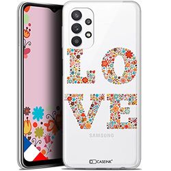 Caseink fodral för Samsung Galaxy A32 5G (6.5) [HD gel tryckt i Frankrike sommar design kärlek blommor kollektion - mjuk - ultratunn]
