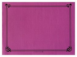 Table Mats 48 Gsm 31X43 Cm Plum Cellulose - 500 Units