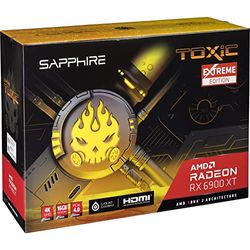 Sapphire Toxic AMD Radeon RX 6900 XT Gaming OC 16 Go GDDR6 Extreme Edition HDMI/Triple DP Carte Graphique