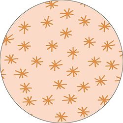 Bonateks, Round Digital Printed Mouse Pad, Non-Slip Base, for Office and Home, Diameter:22cm