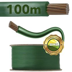 SHS-Yard Cable de limitación para robot cortacésped, cortacésped, robots, accesorios, juego de cable de limitación para cable de búsqueda, compatible con Gardena/Bosch/Husqvarna/Worx/Honda/ROBOMOW/iMow / Ø2,7 mm, 100 m