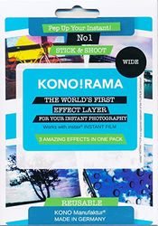 KONO!RAMA Set di 3 filtri per Fuji INSTAX Wide