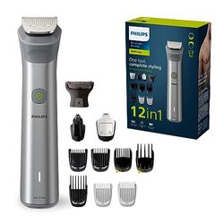 Philips Series 5000 All-in-one Rifinitore, Multigroom 12 in 1 per viso, testa e corpo, 14 impostazioni di lunghezza (0,5-16 mm). Un unico strumento, styling completo (modello MG5950/15)