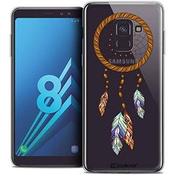 Caseink fodral för Samsung Galaxy A8 (2018) A530 (5.6) fodral [Crystal Gel HD mönster kollektion Dreamy Design Attrape Rêves Shine - mjuk - ultratunn - tryckt i Frankrike]