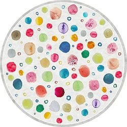 Vilber, tapis en vinyle. Dots DU-20. ronde. diamètre 155 cm