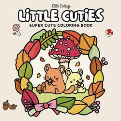 Little Cuties: Super Cute Coloring Book for Adults and Teens Featuring Adorable Animals in Charming Little Scenes | Cute and Comfy Designs for Relaxation (Cozy Days Coloring)