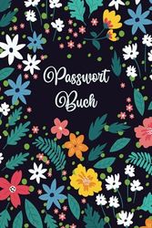 Passwort Buch a6 mit Register A-Z: Passwort Manager Deutsch mit Register A-Z für ein barrierefreies Internet | Klein Deutsch Notizbuch | DIN A6 ... -02